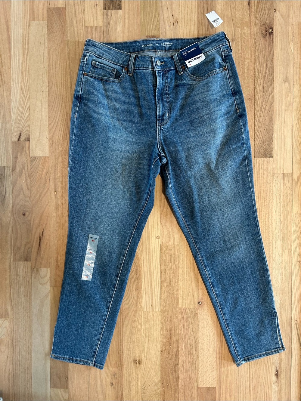 NWT high rise OG straight ankle jeans